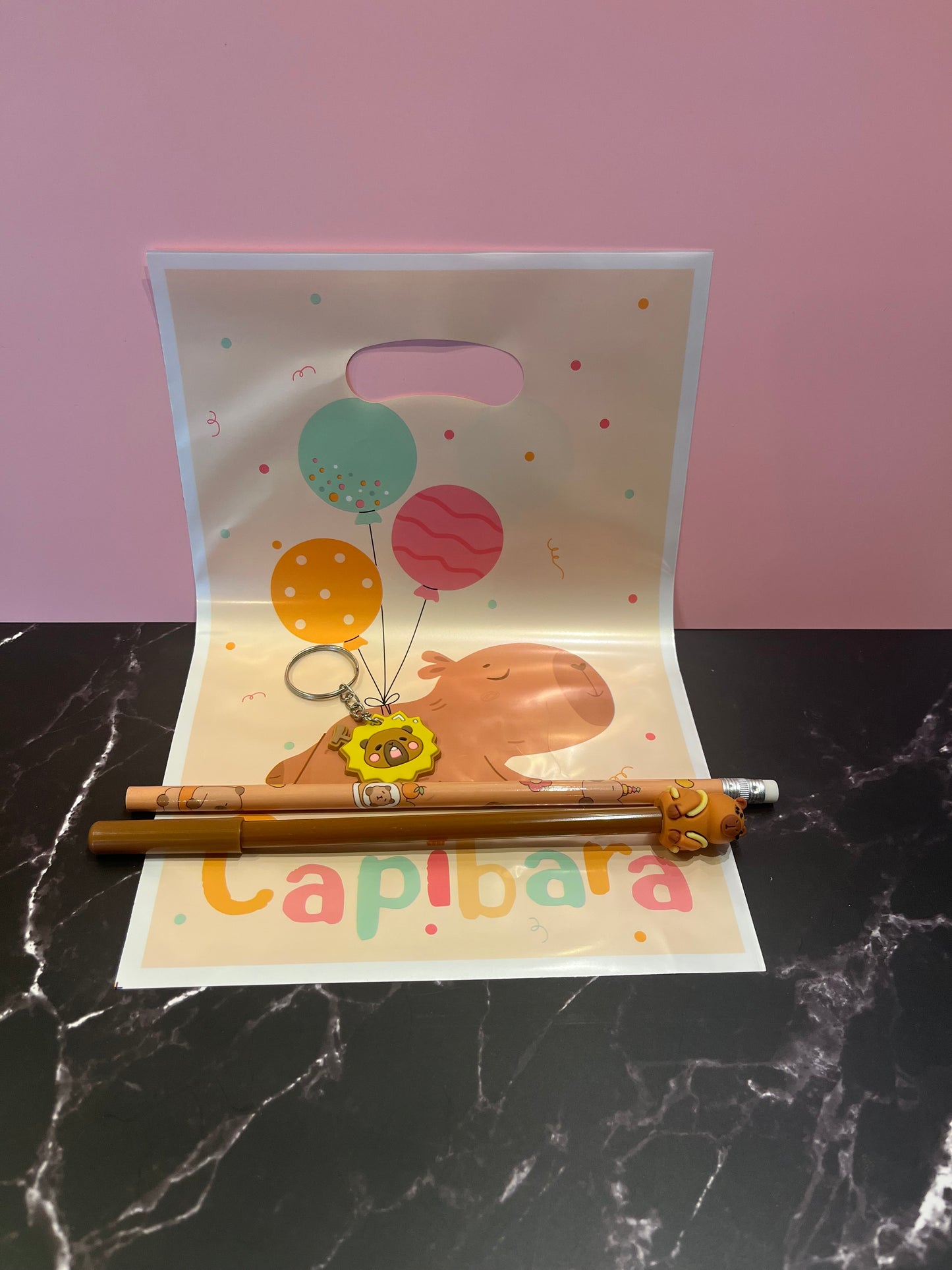 Capibara uitdeelcadeautjes