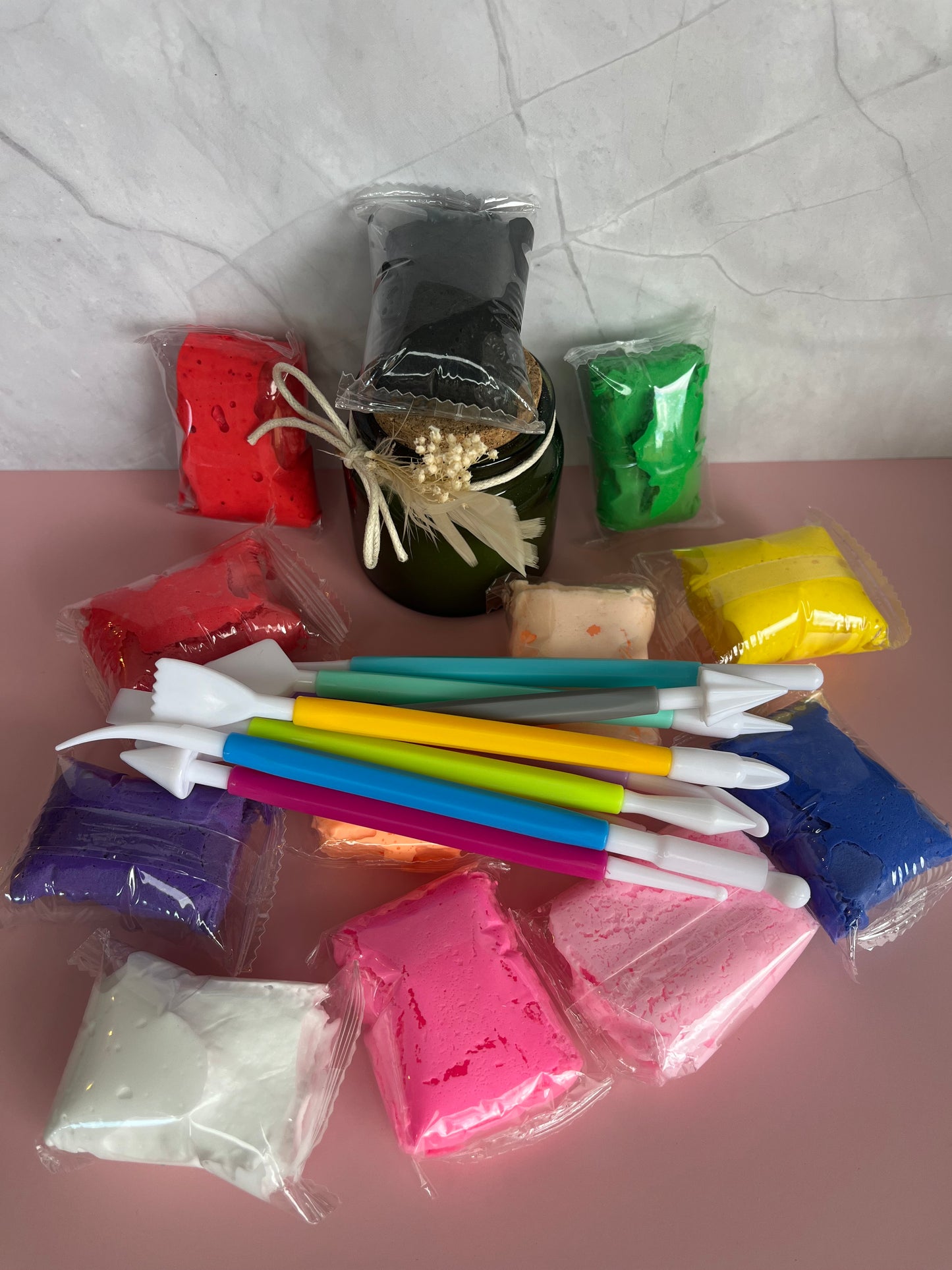 12 kleuren klei - mini creatief boxje 🎨✨