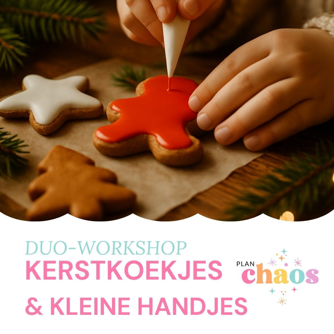 Kerstkoekjes versieren - ouder-kind workshop - Zondag 21 december - Gullegem - Verschillende momenten te kiezen